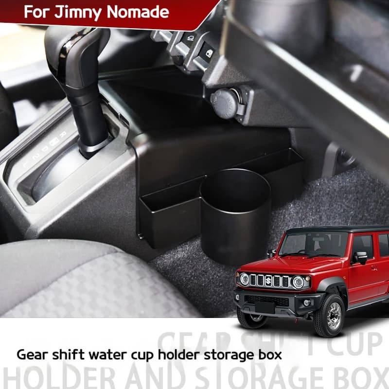 For Suzuki JIMNY 2019-2025 JimNY Dedicated to JB64/JB74/JC74Manual Automatic Stopper Water Cup Holder Storage Box accessories