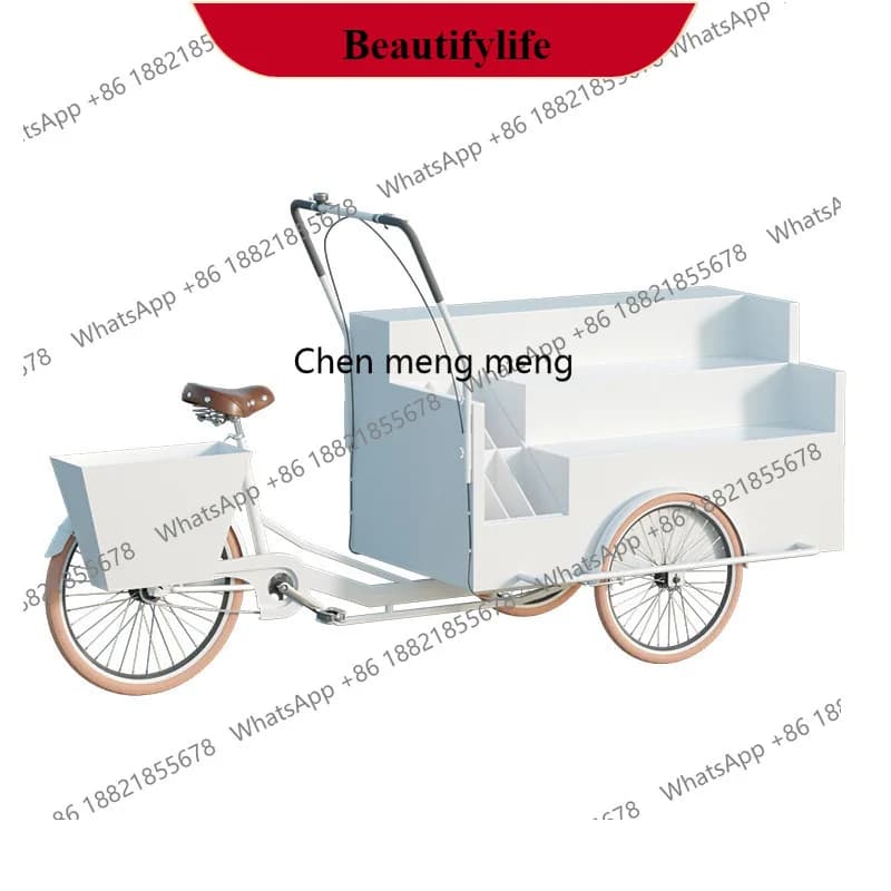 G153 Outdoor shopping mall street dining car mobile sales car three-wheeled stall float camping upside down donkey