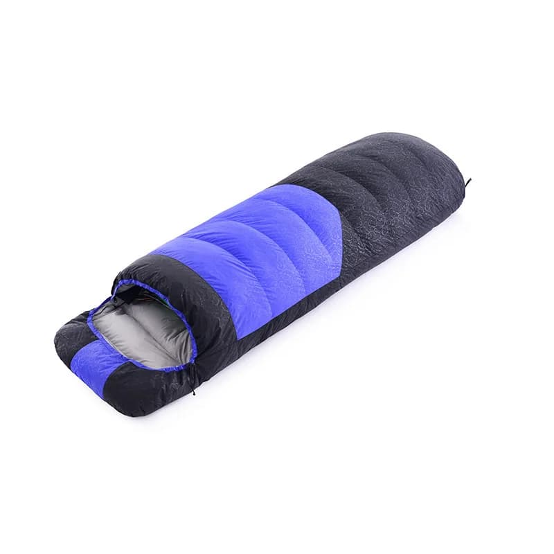 Adult feather sleeping bag outdoor autumn and winter single splicing ultra-light lunch break warm duck feather portable camping