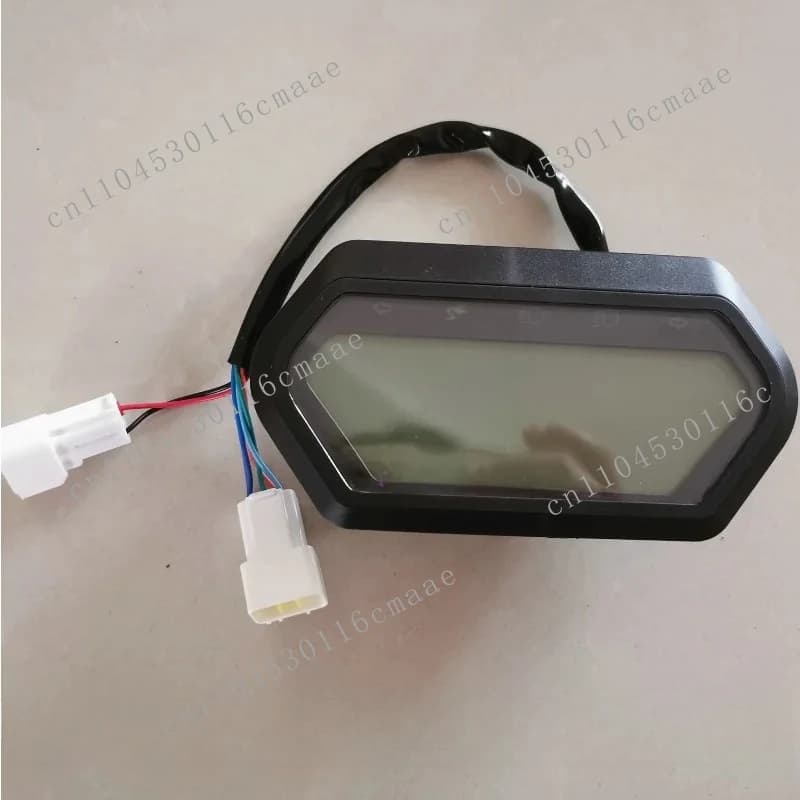 Electric Bike Display Scooter Instrument with Waterproof Connector 35cm Wire Length  for Vehicle with 72v Lithium Battery