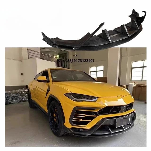 Carbon Front Lip for Urus Upgrade Topcar Style Urus Carbon Fiber Front Lip