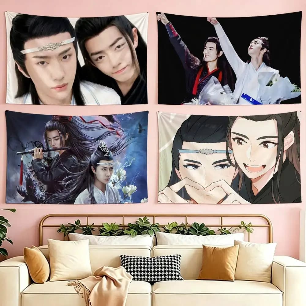 The Untamed Wang Yibo Xiao Zhan flag Suitable For Party Club Outdoor Interior Wall Decoration Banner Fans Gift