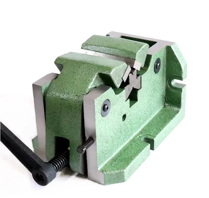 3\" 4\" 8\" Bench Vise Milling Machine With Flat Pliers Round Tubular Object Vertical Center Vice