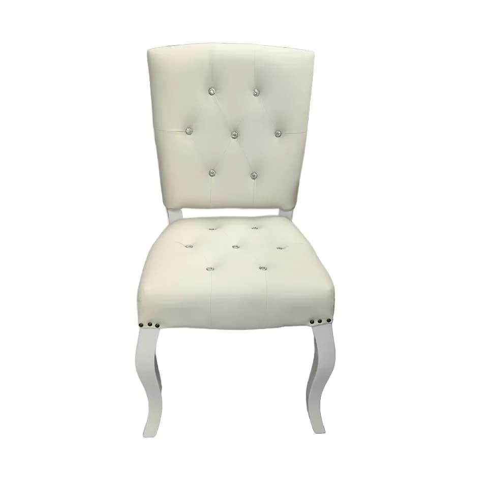 #Cushioned Leather Chair Hotel Activity Furniture Modern Outdoor Indoor Restaurant Upholstered Cafe Dining Room Chairs Custom