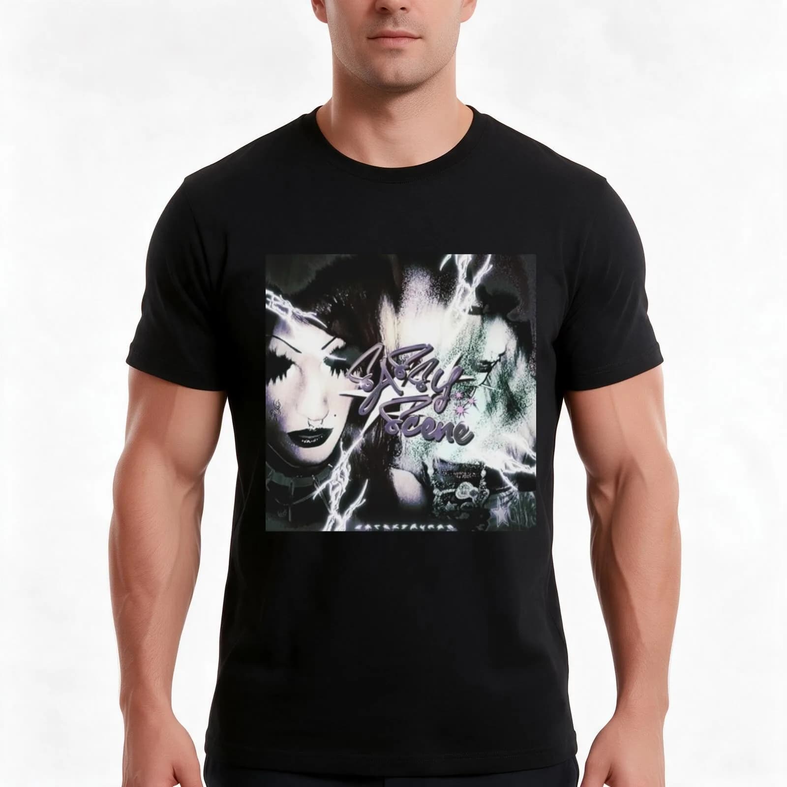 6ARELYHUMAN T-Shirt, Summer Casual Cotton Tee, Oversized Streetwear Tops, Vintage Graphic Print, Loose Fit Short Sleeve
