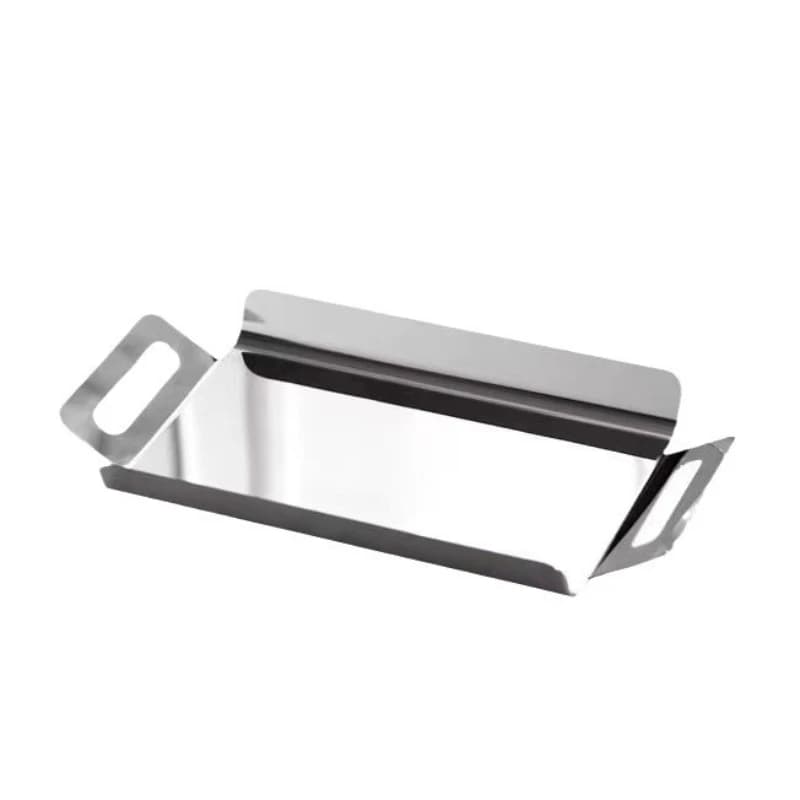 Guest simple light luxury Nordic stainless steel modern living room home coffee table fruit plate, snack tray