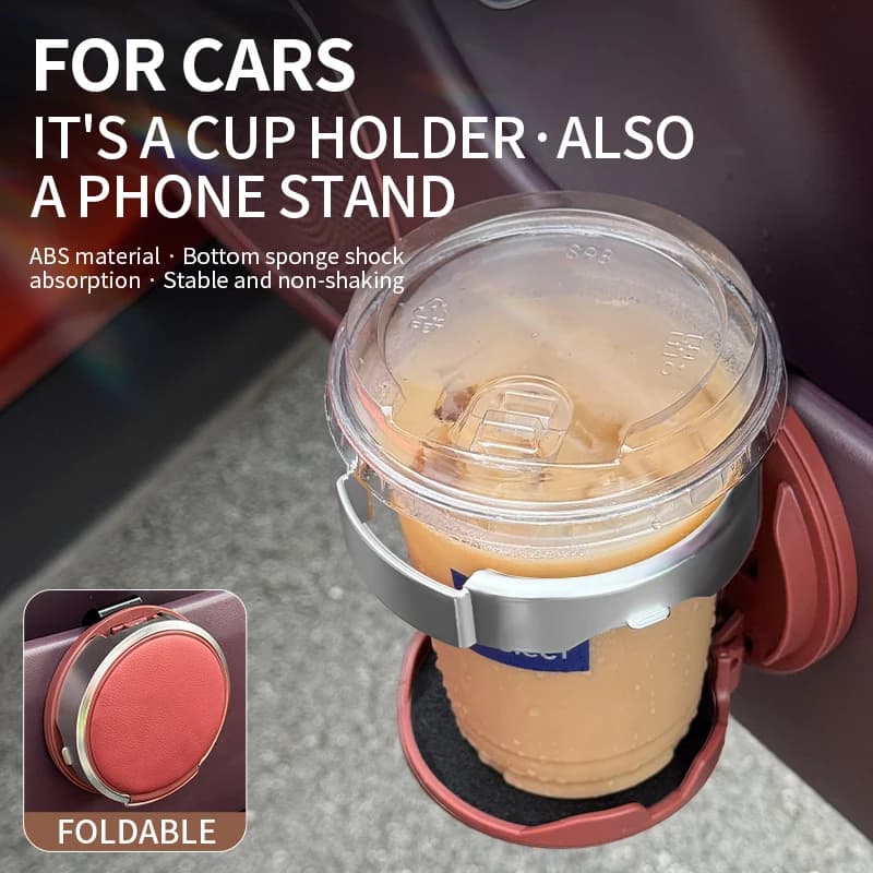 Car Drink Holder, Car Door Bottle Rack, Multifunctional Cup Holder, Car Cup Storage Tray, Suitable for All Car Models