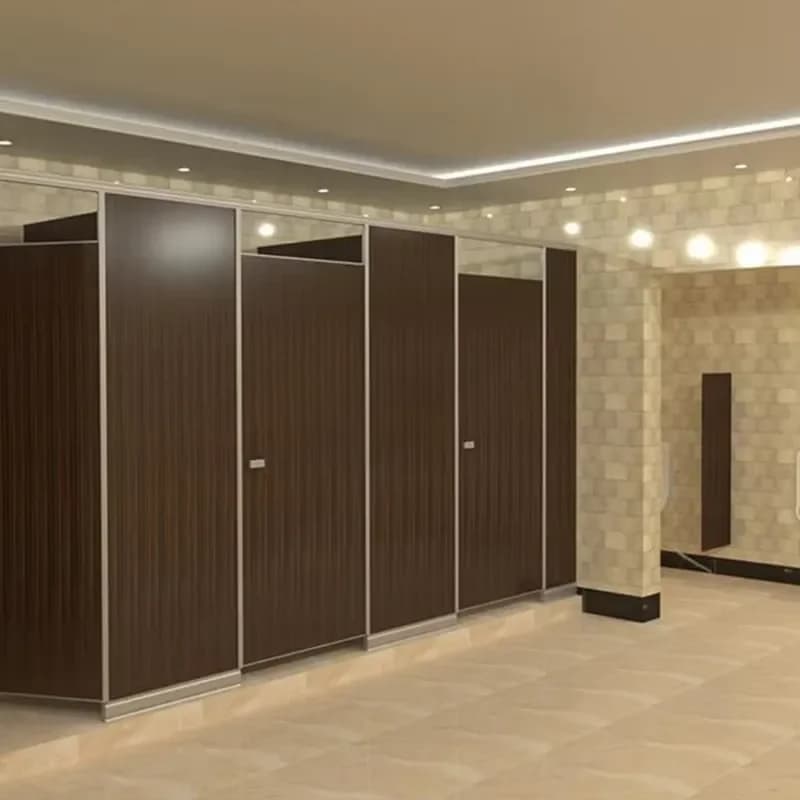Good Quality Durable HPL Sheet Public Washroom Toilet Cubicle Partition for Sale I WC 2026