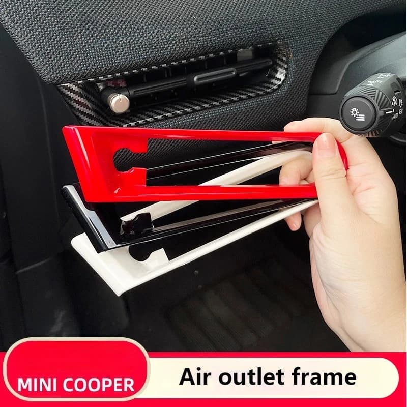 For Electric BMW MINI Central Control Air Outlet Decorative Frame Air Conditioner Color Change Interior Sticker J01 J05