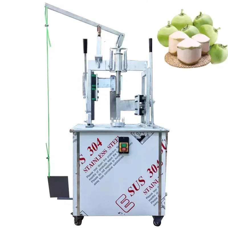 Industrial Coconut Skin Peeling Machine Diamond Coconut Trimming Machine
