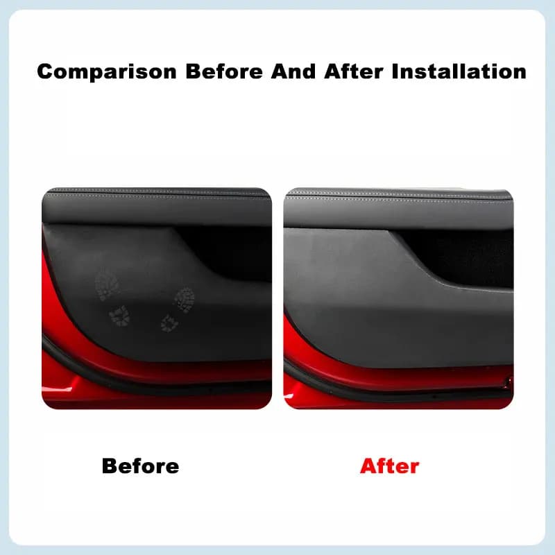 For Tesla New Model 3 Highland 24-26 Car Carbon Fiber Sticker Protection Side Edge Film Protector