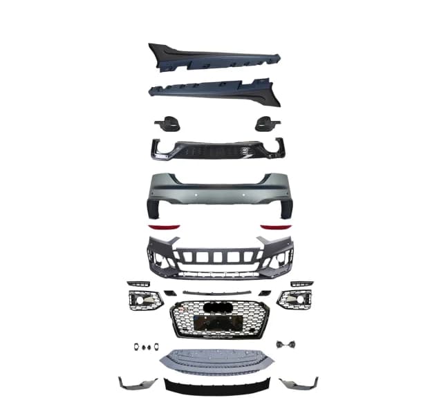 RS5 Body Kit for A5 S5 Front Rear Body Kit Bumper Facelift Rs5 Car Bumper Car Body Kit  2020 2021 2022