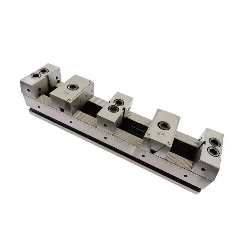 Universal Multi Rail Vice 150mm 300mm Adjustable Clamping Jaw for CNC Machine Tool Milling Drilling Precision Workholding