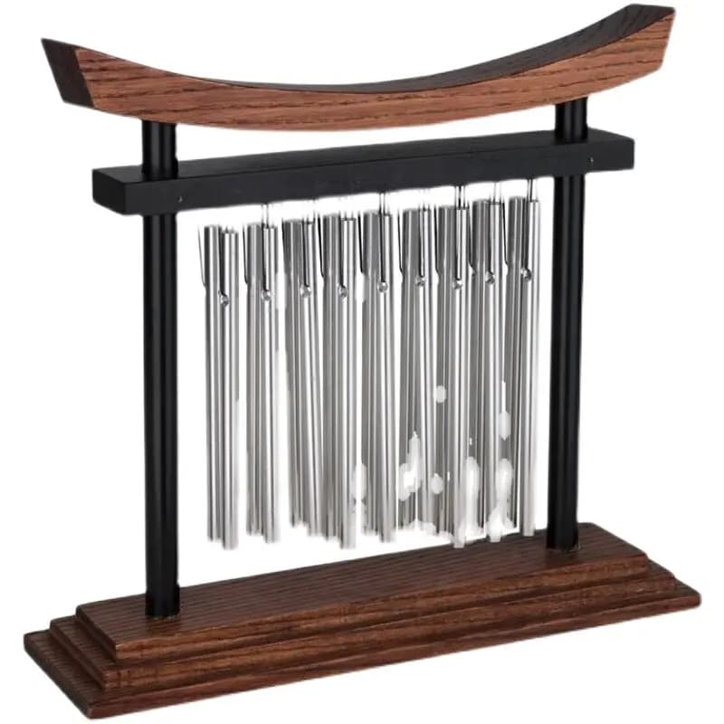 Desktop single row bell tree 20 tone wind chimes sound beam meditation ethereal instrument
