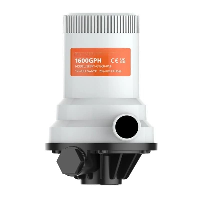 New dual-port submersible pump, 24V 1600GPH