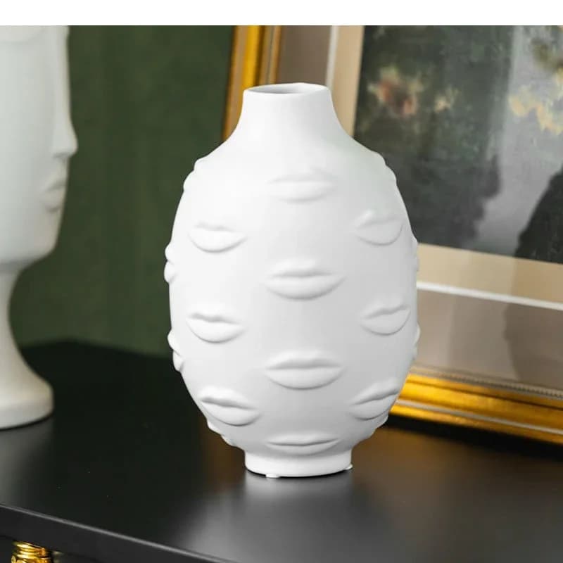 Simple Ceramic Vase Living Room TV Cabinet Desktop Decoration Flower Arrangement Hydroponic Modern Home