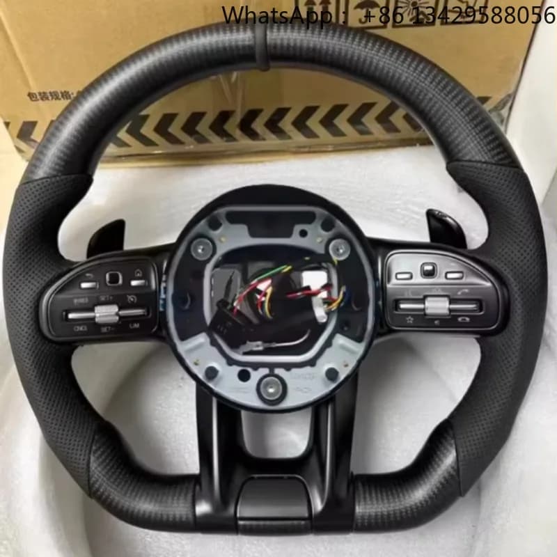 Carbon Fiber Steering Wheel for Mercedes-Benz S-Class W204 W212 W207 X204 X164 W463 C63 SLK GLK Sports Style Car Accessories