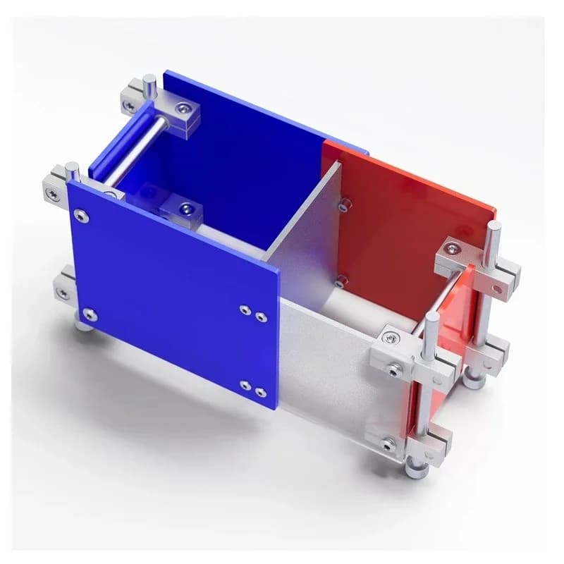 Optical axis pencil case Creative acrylic pen holder Storage box Home desktop office Stationery box Student