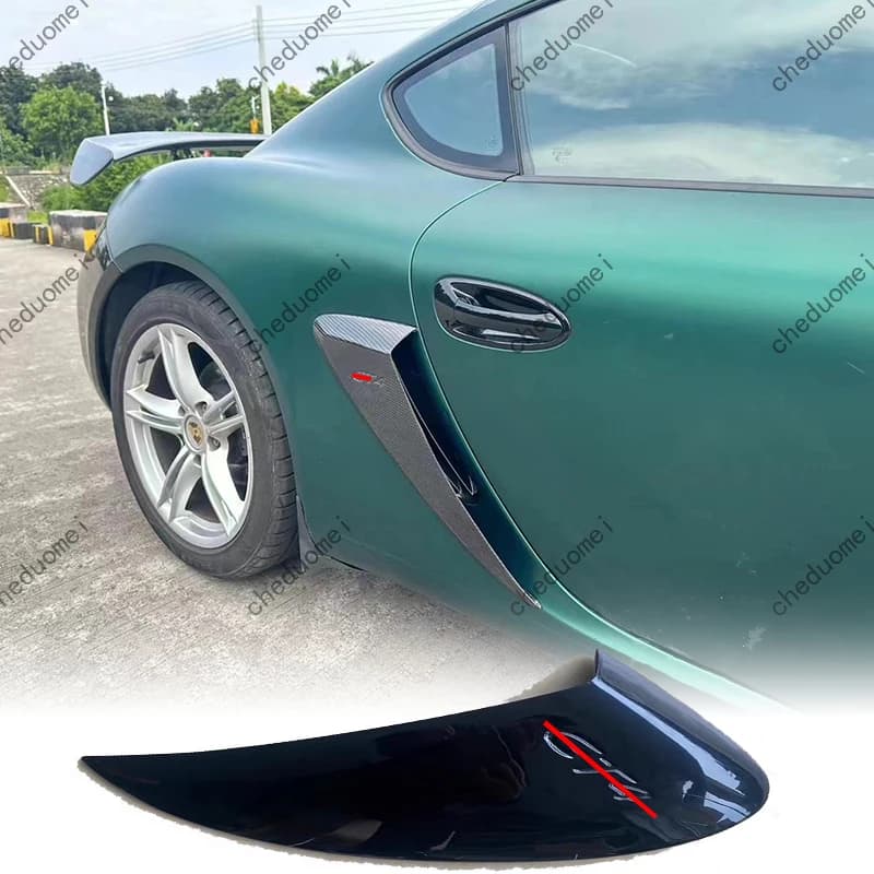 Side Air Vents Intake Covers Suitable For Porsche 987 Cayman Boxster 2005‑2012 Fender Air Outlet Body Kit Accessories