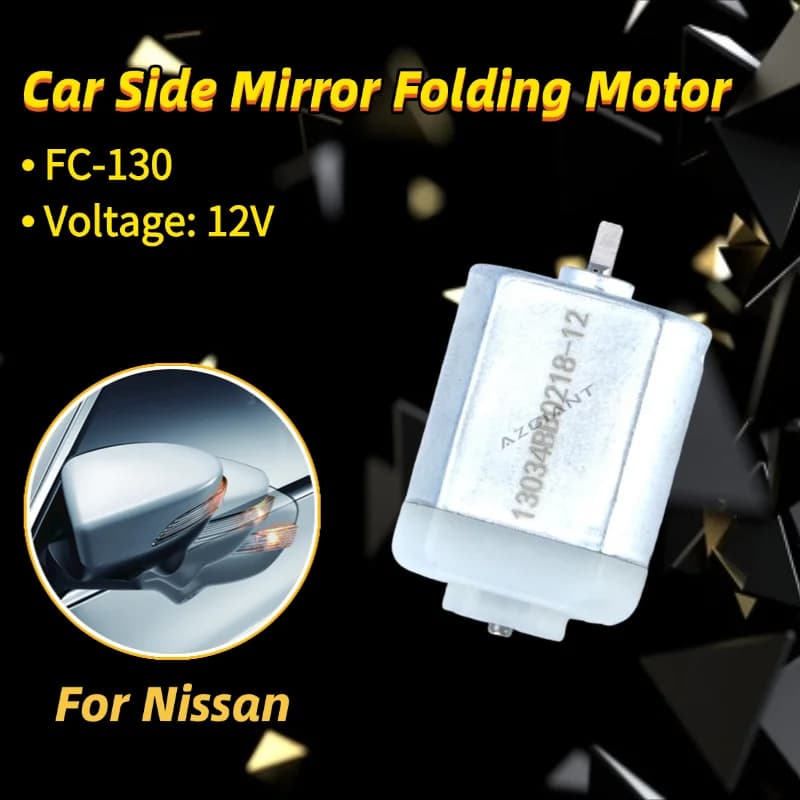 AZGIANT Micro Folding Mirror Motor  Side Mirror Auto Door View Repair Power Fold Actuator for 2021-2024 Nissan Qashqai J12 MK2