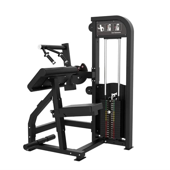 Pin Loaded Gym Equipment Strength Training Machine Triceps Extension