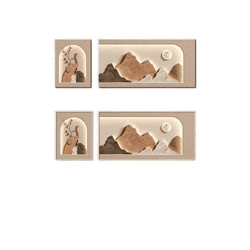 Decorative paintings, living room light luxury high-end sofa background wall, bedroom painting