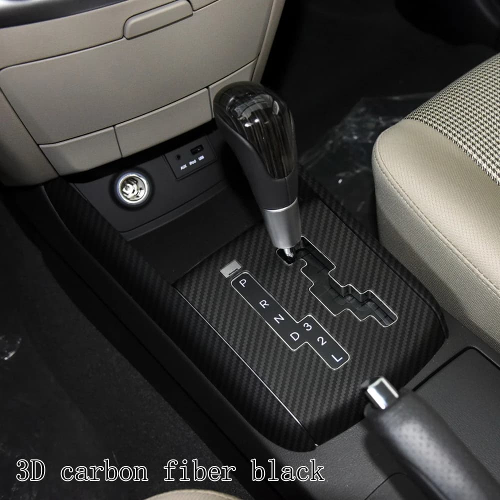Carbon Fiber for Hyundai Elantra 2008-2016 Car Film Interior Stickers Center Console Gear Dashboard Air Door Handle Lift Panel
