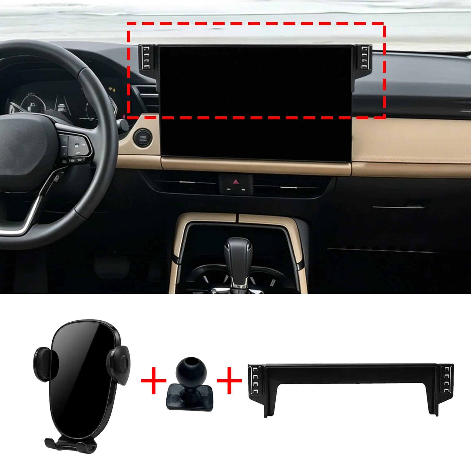 for Mazda CX-5 2026 2027 2028 LHD RHD Mobile Phone Bracket, Dashboard Mount Simple Installation Car Accessories