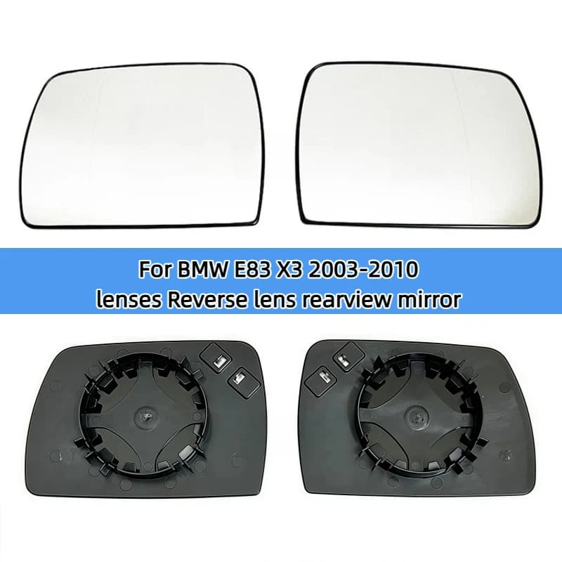For BMW E83 X3 2003-2010 lenses Reverse lens rearview mirror reflector heating glass Car Left/Right Side Heated Mirror Glass