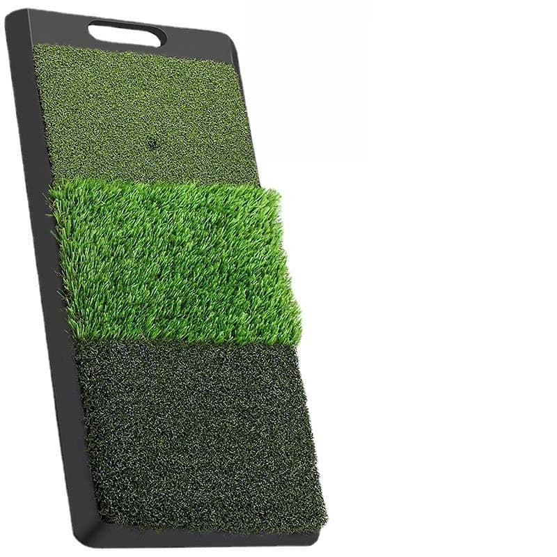 Portable Rubber Sole Three Grasses Golf Pad Swing Cutting Pad