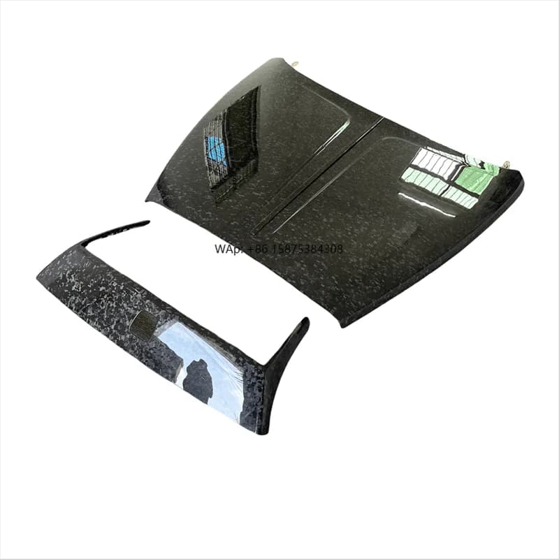 High gloss forged carbon fiber MSY type car front engine hood suitable for Phantom