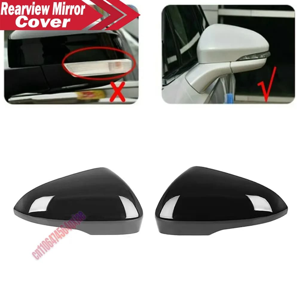 For Ford Fusion 2013-2021 US EU Version ABS Car Rearview Side Mirror Cover Wing Cap Exterior Door Housing Trim Replacement Parts