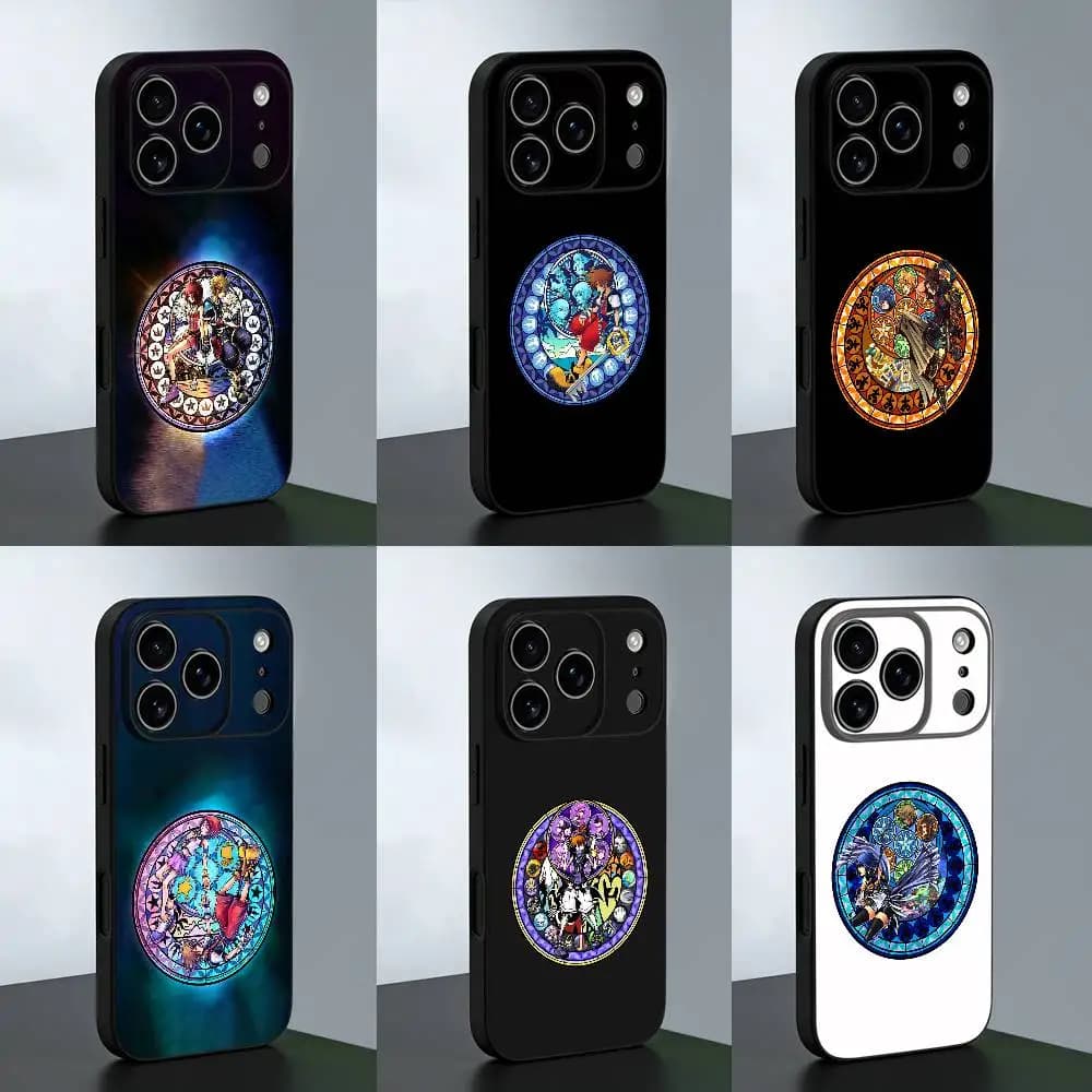 For Terra Sora Kingdom Hearts Phone Case For iPhone 14 16 18 12 15 13 17 11 Plus Mini Pro Max Black Custom Cover