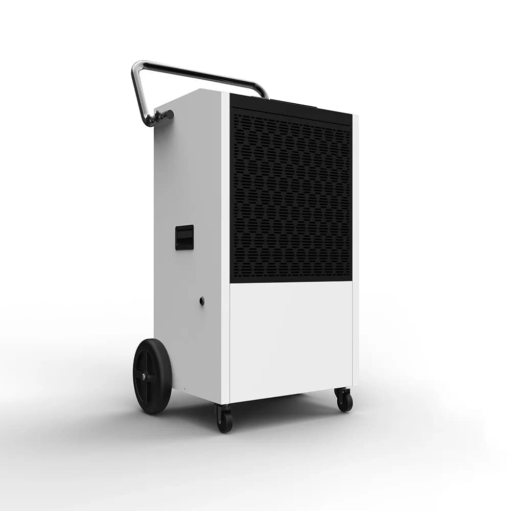 158L/D air Dryer Industrial Commercial Portable Dehumidifier With Big Wheels Water Tube Continuous Drainage