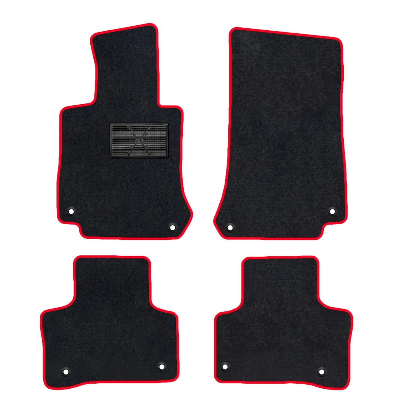 Car Mats With Buttons For MERCEDES BENZ GLC 2015–2020 C253 Coupe 4door Car-Specific Mats Waterproof Non-Slip Floor Mats
