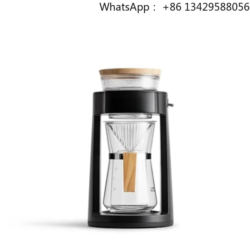 Automatic drip filter espresso machine, rotary coffee making device for home and office use