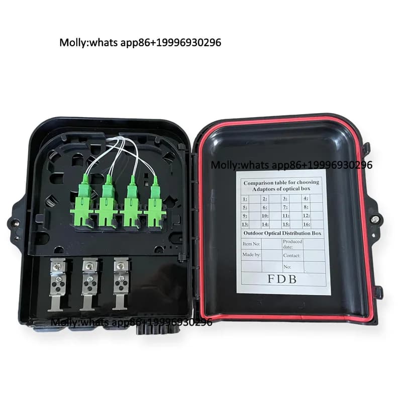 8 Fiber IP65 Nap Box Fiber Optic Distribution Box Terminal NAP Cajas With Splitter 1x8 SC APC UPC Ftth ODB Fiber Splitter Box