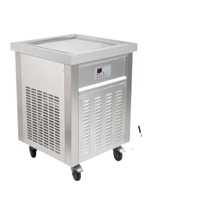 Hot Fried Yogurt Machine Commercial Thick Milk Cutting Equipment Fried Ice Machine Fried Ice Cream Rolls