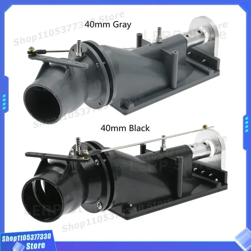 40mm Wireless RC Boat Jet Pump Upgrade Parts Super Diameter Water Jet Pusher Servo Motor Power System for Remote Control