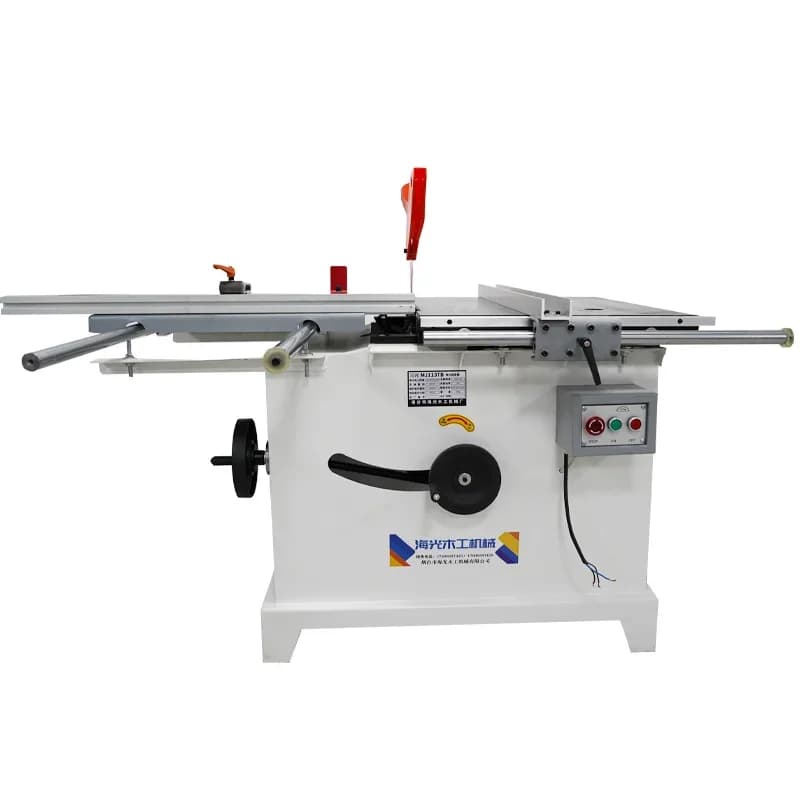 Industrial Professional Woodworking Vertical Circular Sliding Table Saw Machine Motor 405mm Blade Diameter 145mm Thickness