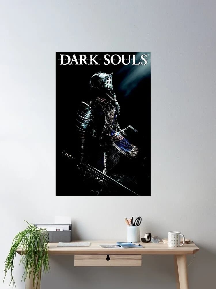 Dark Souls Game, Art Print Silk Poster Home Wall Decor