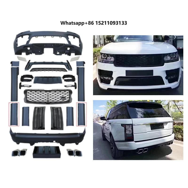 2013-2017 Condition Car Modification with Front Bumper Rear Bumper Grille Door Panel Body Kit