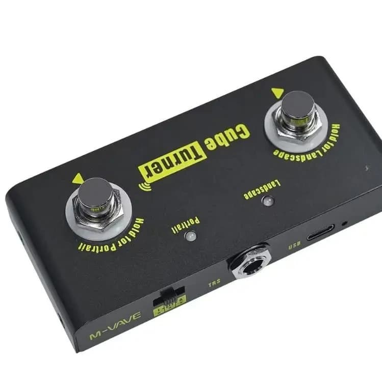 M-VAVE Intelligent Wireless  Score Reader Foot Pedal for iPad   Android Guitar Pedal Page Changer