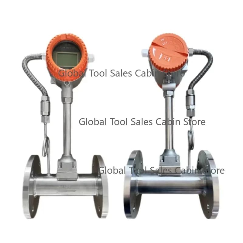 304 Stainless Steel Flow Meter Flange Connection 4-20mA RS485 Output for Steam Compressed Air Biogas Oil Mainland China