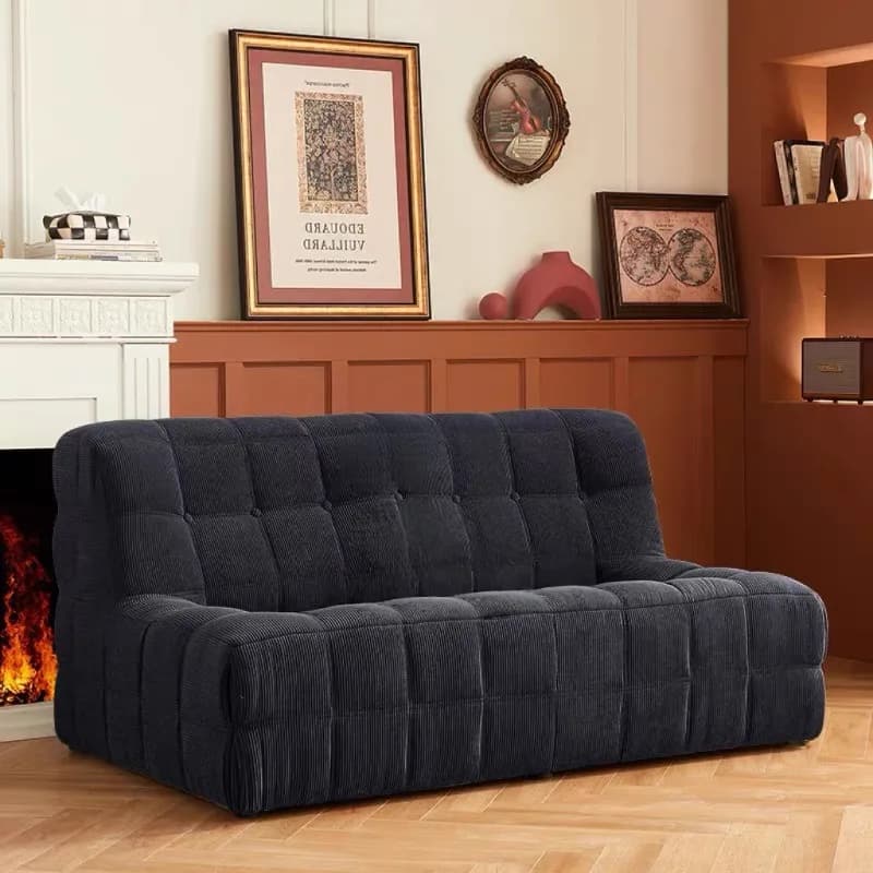 Oversized Black Vacuum Compressed Sofa Minimalist Nordic Modern Living Room Sofas Lounge Lazy Woonkamerbanken Home Furniture