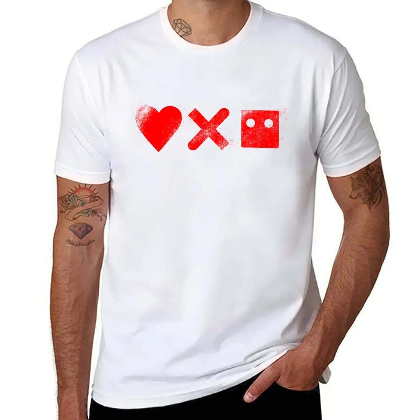 Love death + robots T-Shirt cotton t shirts high quality essential t shirt T-Shirt