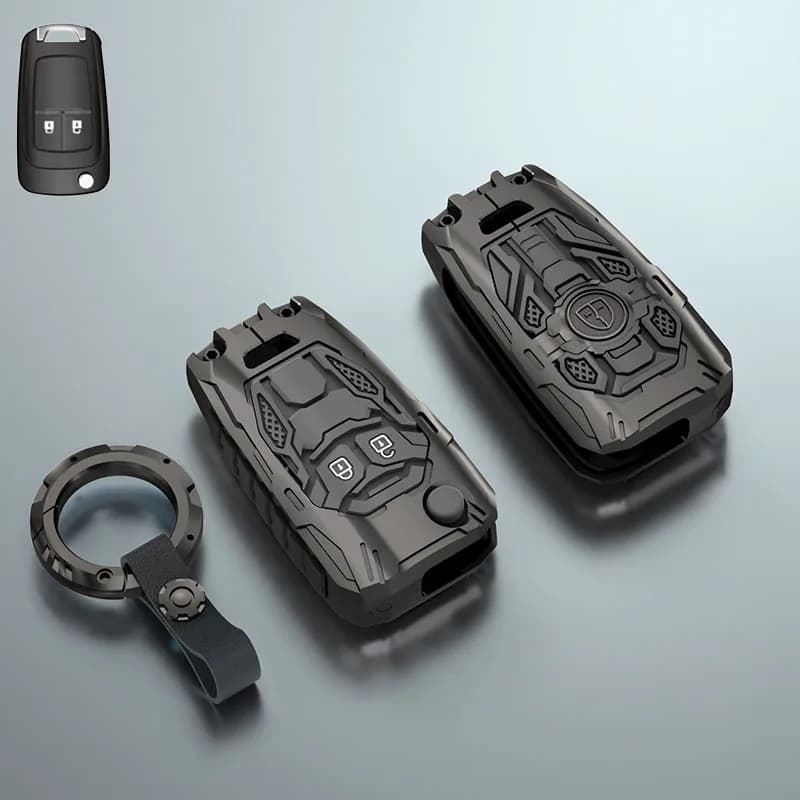 New Alloy Car Key Case Cover Shell Fob for Buick for Chevrolet Cruze Aveo Trax Opel Astra Corsa Meriva Zafira Antara J Keychain