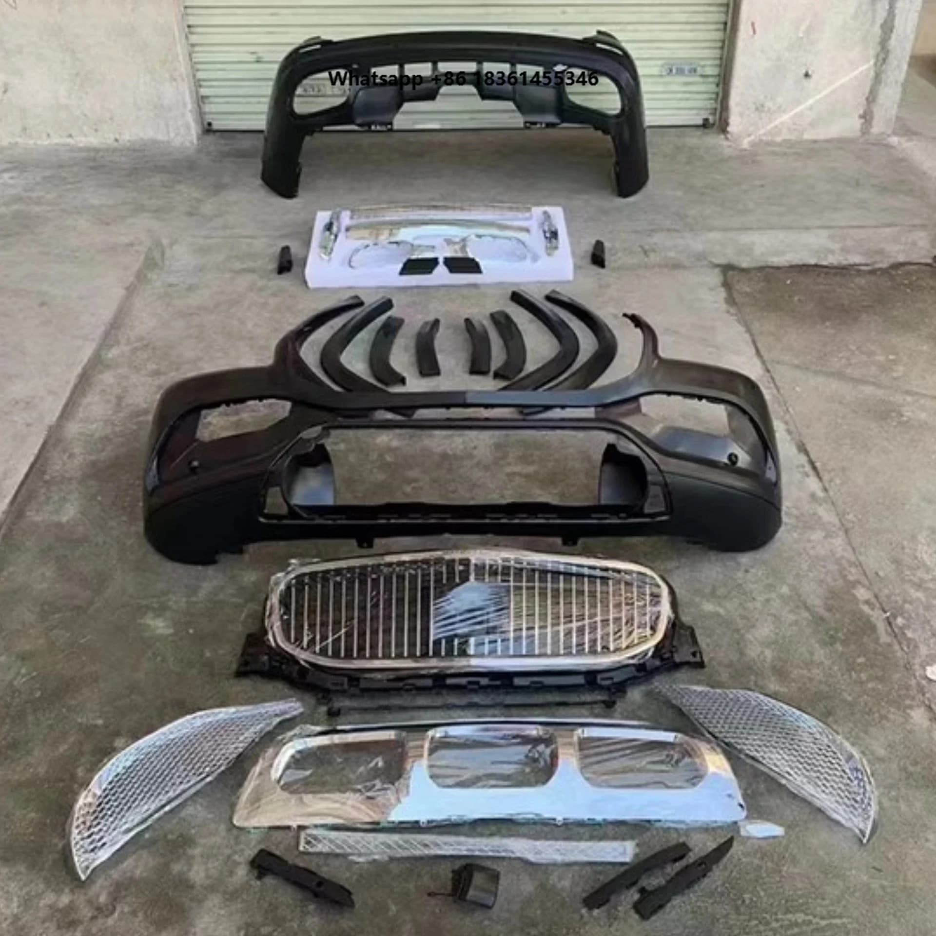 For GLS400 GLS450 GLS600 Modified New Style Kit Car Accessories Front Rear Bumper Grille Wheel Eyebrow Assembly