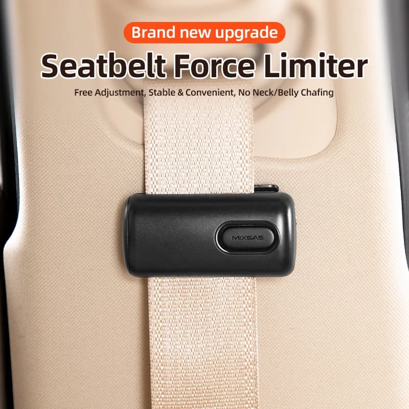 MIXSAS Recommended Car Safety Belt Adjustment Clip 099 Auto Plastic Stopper Vehicle Seat Buckle For Women Pregnant Beer Belly