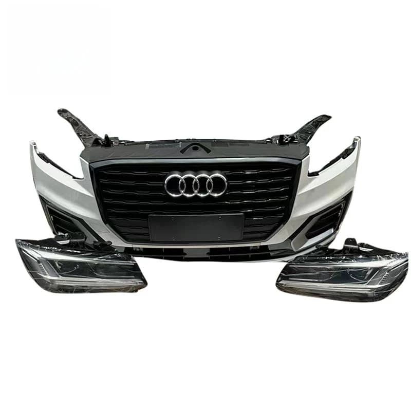 Car Bumper for   Q2 Bumper Radiator Engine Hood Grille Brake Light Front Lip of Bumper Front Face Assembly OE 81D807065
